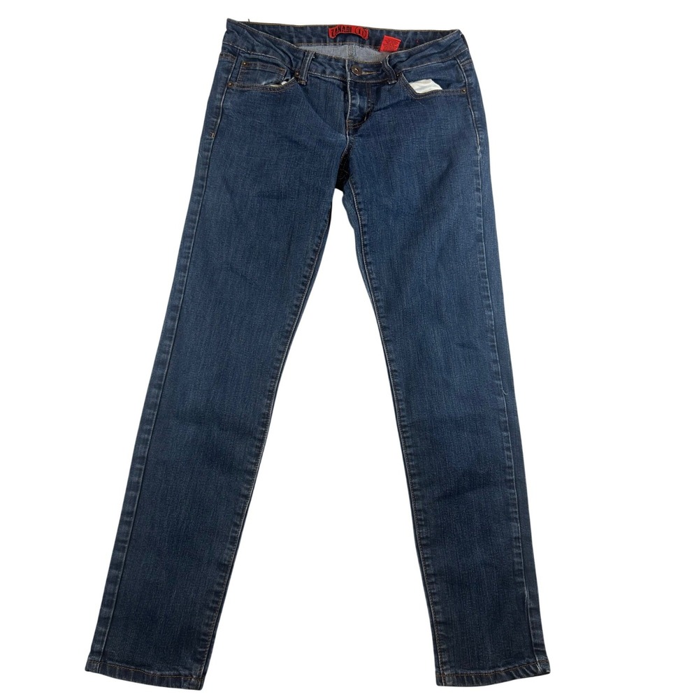 Zanadi Jeans‎ Womens Size 11 Blue Denim Straight Leg Stretch Pants